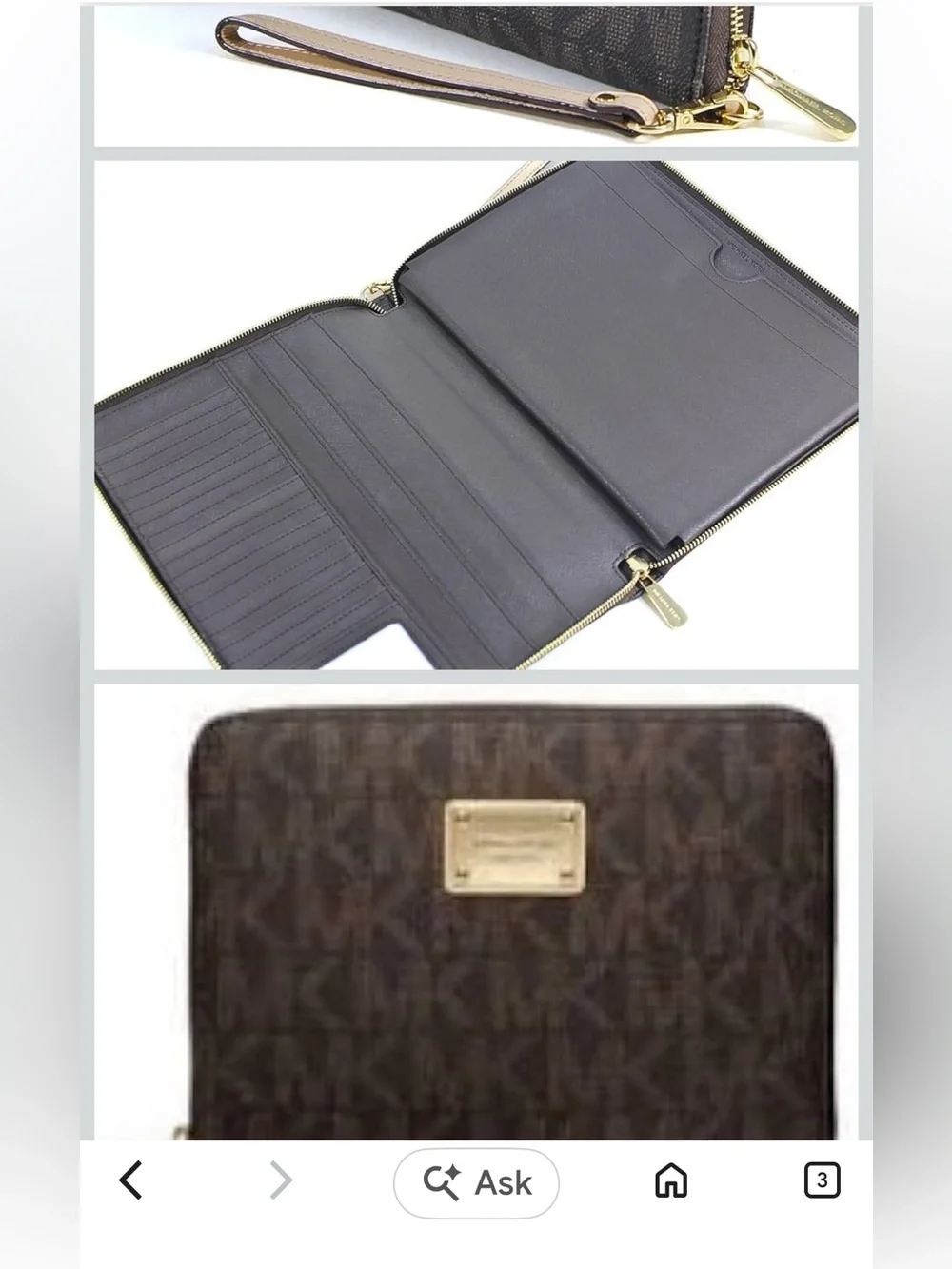 Michael Michael Kors Signature Multifunction Case for iPad/Tablet